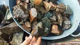 Баня. Откуда мы берем камни для деревенской бани на парилку. 