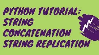 Python Tutorial:  How To Use String Concatenation Operator + String Replication Repeation Operator *
