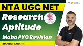 Research Aptitude | Maha PYQ Revision | NTA UGC NET | Bharat Kumar