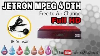 Jetron MPEG 4 DTH Box, Model - 2 Easy | Unboxing | Review | by technical attachment