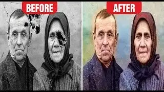 Photo Restoration Work | Adobe Photoshop | फोटो को कलर कैसे करे | खराब फोटो को ठीक कैसे करे