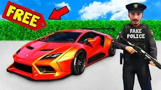 Stealing Cars as Fake Cop in GTA 5