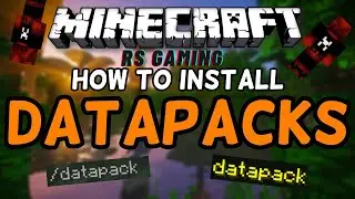 How to Download/Install DATAPACKS in Minecraft 1.16/1.15/1.14 || Minecraft / Tlauncher || Rs Gaming