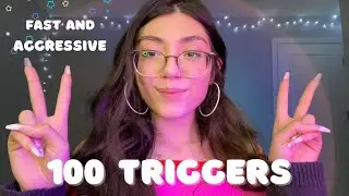 100 FAST & AGGRESSIVE TRIGGERS 🩵💘✨ Random Triggers For TINGLES