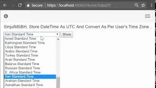 Store DateTime As UTC And Convert