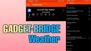 How to get Weather working on GadgetBridge