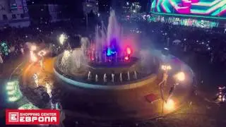 Торжественное открытие свето-музыкального фонтана г. Курск, Московская площадь