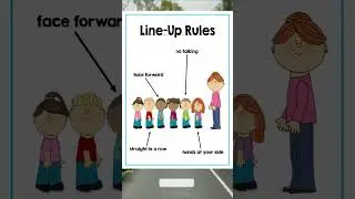 Line Up Rules for School Assembly -Line Up Rules in School - Line Up Rules idea #shortsvideo #shorts