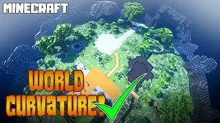 How to Add WORLD CURVATURE! Minecraft