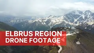 CAUCASUS MOUNTAINS ELBRUS DRONE 4K / КАВКАЗСКИЕ ГОРЫ И ЭЛЬБРУС С ДРОНА 4К