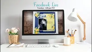 Mediterranean Blooms Scrapbook Layout