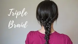 Triple Braid Hairtutorial | J.M.