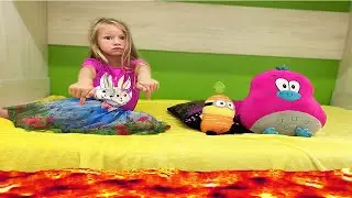 Пол это лава от Ledy bee . видео для детей