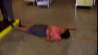 Kelly Kapoor collapses to the ground | The Office