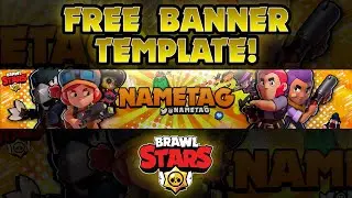 Banner Template Brawl Stars [FREE] //SPEED ART #5