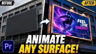How to Animate Objects on Building or Any Surface in Premiere Pro