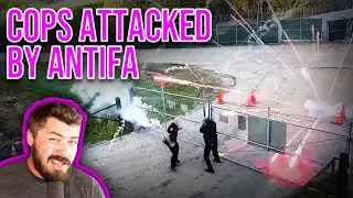 Over 100 Rioters VS A Few Cops