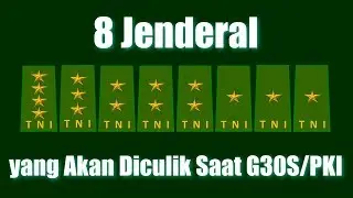 Nama dan Foto 8 Jenderal sasaran G30S PKI