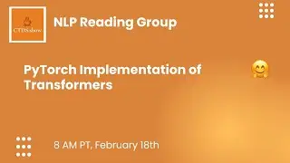 PyTorch Implementation of Transformers