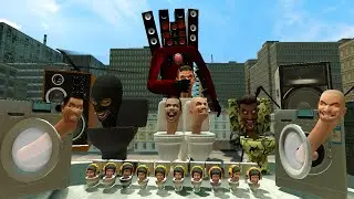 NEW ALL SIREN MAN MECHA BOSS VS SKIBIDI TOILET BOSSES In Garry's Mod!?