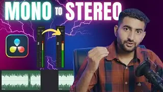Transform Mono Audio to Stereo | Davinci Resolve 18.5 Tutorial