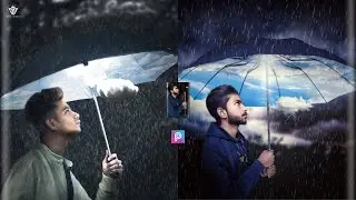 Umbrella Manipulation | Photo Editing PicsArt Tutorial | Umbrella Editing | PicsArt Editing