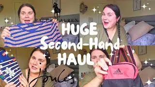 HUGE Charity Shop & Carboot Secondhand Haul! Clothing, accessories & more ✨️