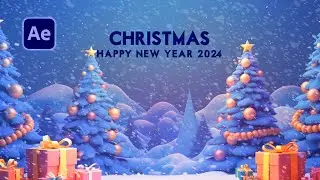 Christmas Card Animation in After Effect