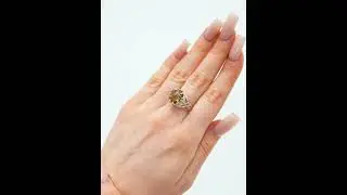 Артикул на ВБ: 143838762 #кольцо #раухтопаз #серебро #топаз #wildberries #вайлдберриз #shorts