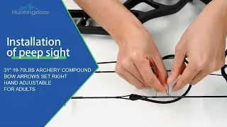 Installation Of Peep Sight | HunringDoor