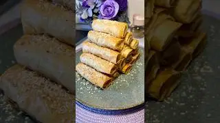 Хрустящие трубочки с миндалем