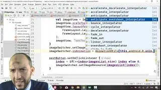 59 Android Kotlin  WidgetsApp  Images   Image Switcher AnimationUtils, loadAnimation