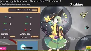 Chase the Light +DT FC | Highest SR fc | 7.66*