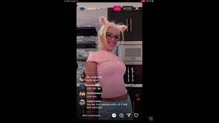 Doja Cat on Instagram Live from Her Home