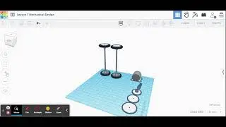 Helpful skills for moving objects around the Tinkercad 3D workspace