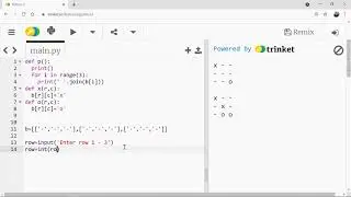 tic tac toe python 2d arrays