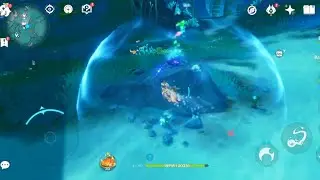 Three Seelie Lock Echonig Conch Puzzle  under water Hydroculus in the sky | Genshin Impact Fontaine