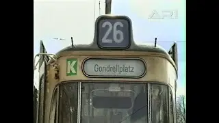 1993 München  Tram 26 zum Lorettoplatz
