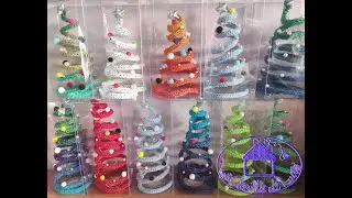 Alberi di Natale in lana fai da te