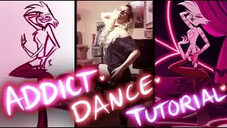 ADDICT (Hazbin Hotel) | Learn Angel's Dance from the Board Artist!