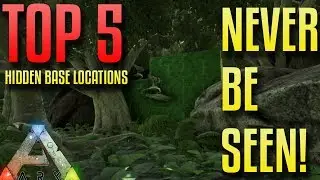 TOP 5 LOWEST PROFILE BASE LOCATIONS - ISLAND - ARK SURVIVAL EVOLVED