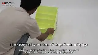 Custom cardboard tabletop eyelash display stand #pdq