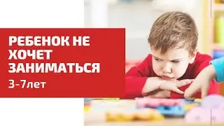 Что делать если ребёнок не хочет заниматься 3-7 лет