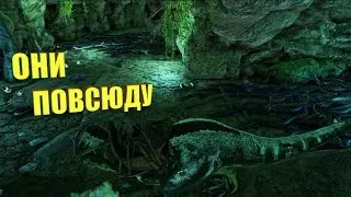 Cave Rex vs. Overspawn - ARK The Center # 22