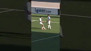 Great finish by Taylor Calheira who scores the equalizer, ball goes between keeper's legs