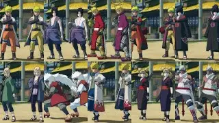 Naruto Shippuden: Ultimate Ninja Storm 2 - All Alternate Colors Costumes