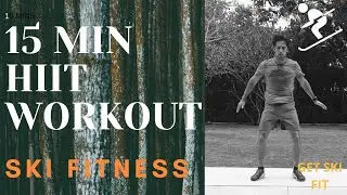 Get Ski Fit | 15 MIN HIIT Workout | No Equipment needed