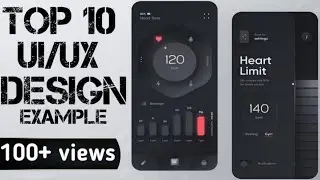 Top 10 ui/ux app design idea  || Best 10 example ui/ux design for mobile app ||ui ux design template