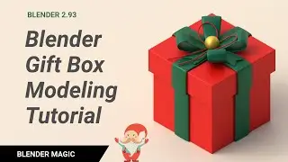 Blender Gift Box Modeling Tutorial Christmas