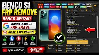 Benco S1 Frp Remove | Benco AE9240 | Google Account Frp Erase | Gmail lock | Unlocktool Tutorial